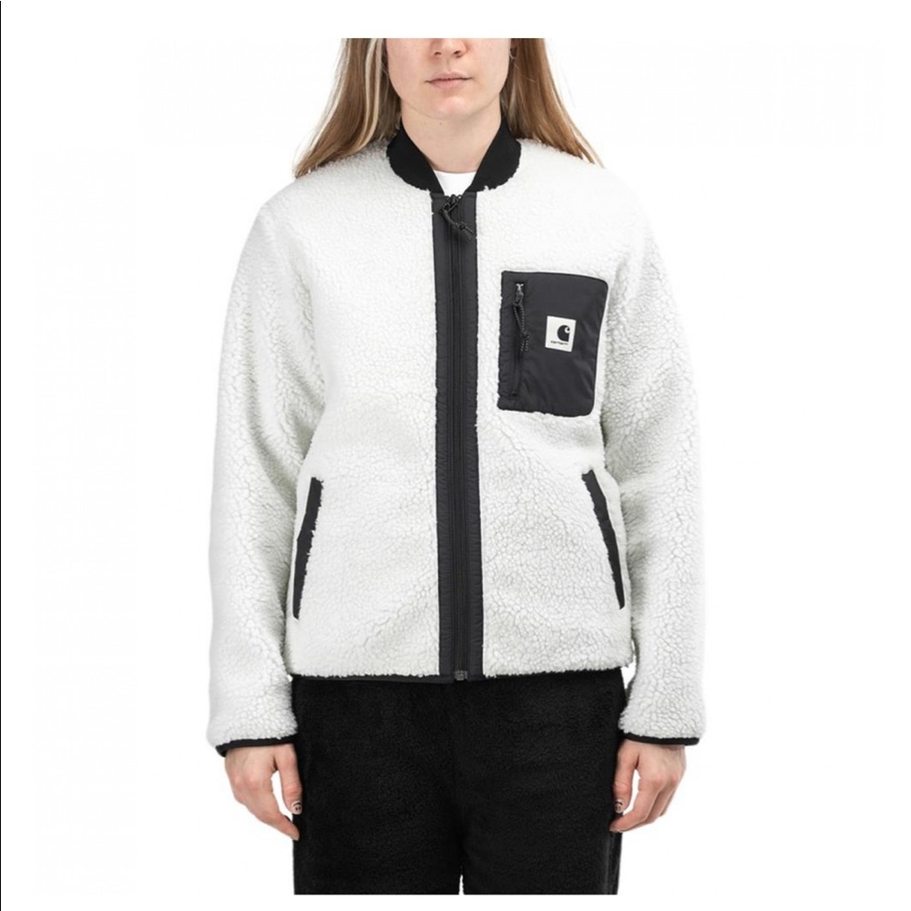 CARHARTT Fleece WIP W JANET LINER (WHITE / BLACK)